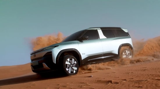 The Tata Sierra EV combines retro-inspired design cues with a long-range battery, dual-motor AWD and a heavily loaded cabin.