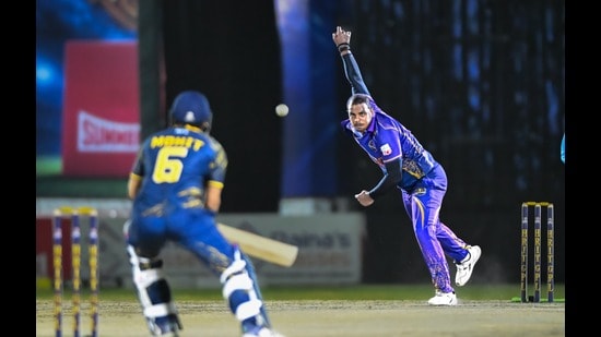 Yash Dayal in action during the recently concluded Ghaziabad Premier League (Sourced)