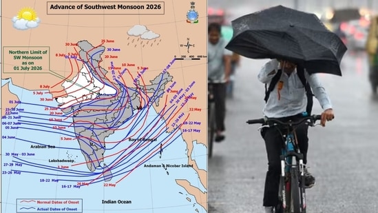 On July 1, the national capital is likely to witness a generally cloudy sky with moderate rain (IMD and HT Photo)