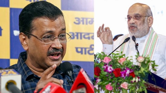 Kejriwal poses five questions to Amit Shah as Opposition steps up attack over Ayodhya irregularities (ANI, PTI)