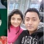 অদিতি মুন্সি এবং দেবরাজ চক্রবর্তী। (ফাইল ছবি, সৌজন্যে ফেসবুক Aditi Munshi)