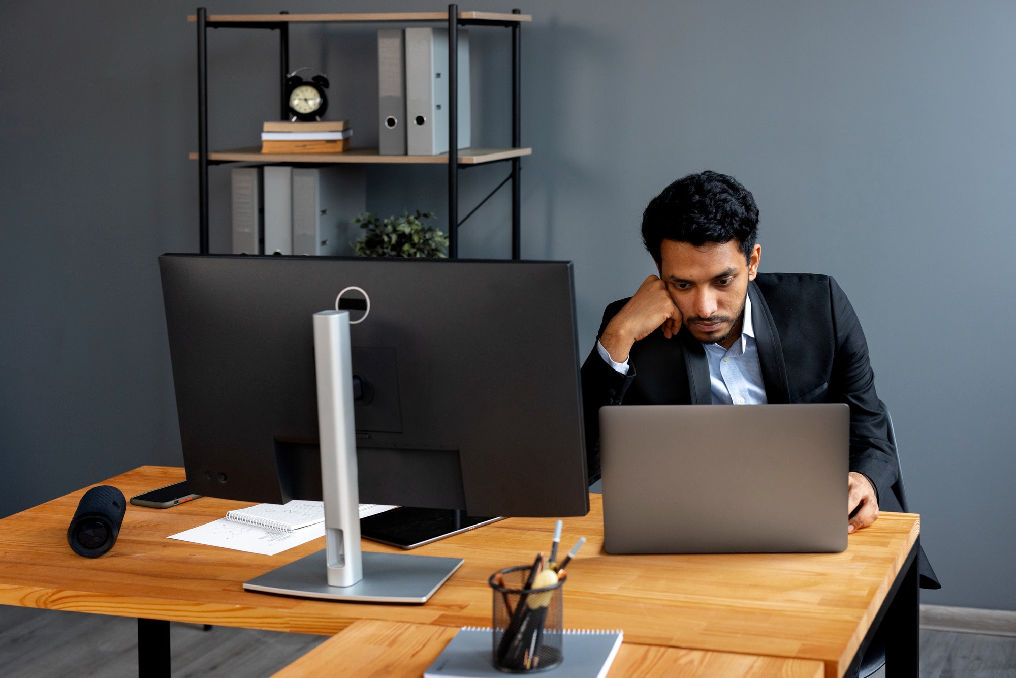 When you remain glued to your chair, your body essentially enters a state of hibernation, dragging your brain health down with it, Dr Chaturvedi explained. (Freepik) When you remain glued to your chair, your body essentially enters a state of hibernation, dragging your brain health down with it, Dr Chaturvedi explained. (Freepik)