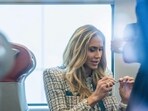 Lara Trump says she's clueless why ex-Trump supporters now believe POTUS is a ‘puppet of Israel’ (Photographer: Aaron Schwartz/Bloomberg)