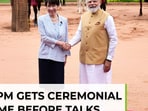 PM Modi accords Japan PM Sanae Takaichi ceremonial welcome 