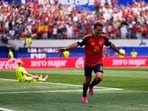 Mikel Oyarzabal scored a brace, taking his tournament tally to four goals.(AP Photo/Mark J. Terrill)
