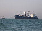 Vessels in the Strait of Hormuz near the beach of Bandar Abbas, Iran, June 17, 2026. Amirhosein Khorgooi/ISNA/via WANA (West Asia News Agency)/Handout via REUTERS  