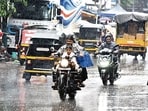 In the city, meanwhile, Shivajinagar recorded 10 mm rainfall, Chinchwad 11.5 mm, Pashan 11 mm, Lohegaon 11 mm and NDA 6.5 mm. (MAHENDRA KOLHE/ HT)