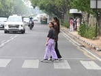 The worrying trend has continued this year as well, with 14 pedestrians already losing their lives till June 30. (HT Photo)