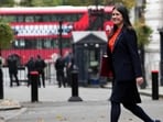 Britain's Secretary of State for Culture, Media and Sport Lisa Nandy walks on Downing Street.