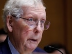 US Senate Appropriations Subcommittee on Defense Chair Senator Mitch McConnell at Capitol Hill in Washington, D.C. on May 19.