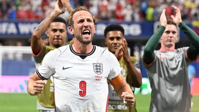 England's forward #09 Harry Kane celebrates after winning the 2026 World Cup round of 32 match football between England and the Democratic Republic of Congo (AFP) England's forward #09 Harry Kane celebrates after winning the 2026 World Cup round of 32 match football between England and the Democratic Republic of Congo (AFP)