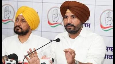 Punjab Congress chief Amarinder Singh Raja Warring and former chief minister Charanjit Singh Channi. (Sourced) Punjab Congress chief Amarinder Singh Raja Warring and former chief minister Charanjit Singh Channi. (Sourced)