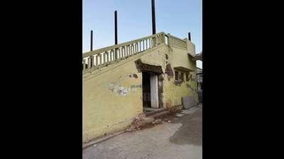 Spectators’ gallery and men’s toilet are in poor condition. (SOURCED)