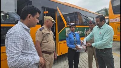 Vehicles found violating mandatory safety norms or operating without valid fitness certificates or other required documents will face action under the Motor Vehicles Act. (HT Photos) Vehicles found violating mandatory safety norms or operating without valid fitness certificates or other required documents will face action under the Motor Vehicles Act. (HT Photos)