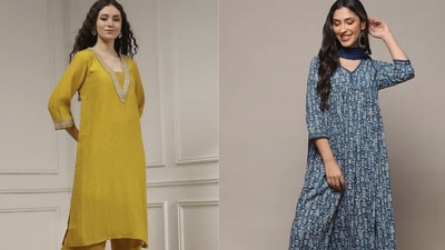 BIBA's kurta sets are getting a price drop and it's the perfect time to upgrade your wardrobe (Pinterest) BIBA's kurta sets are getting a price drop and it's the perfect time to upgrade your wardrobe (Pinterest)