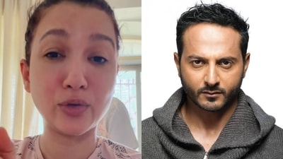 Gauahar Khan attacks Nikhil Chinapa for trying to split Zaid Darbar and Kushal Tandon. Gauahar Khan attacks Nikhil Chinapa for trying to split Zaid Darbar and Kushal Tandon.