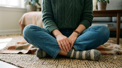 Know what this sitting pose means for your health. (Picture credit: AI generated)