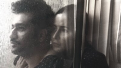 Vicky Kaushal and Katrina Kaif in a new picture shared by him. Vicky Kaushal and Katrina Kaif in a new picture shared by him.