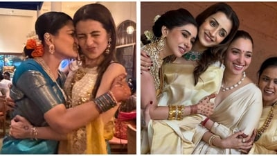 Khushbu Sundar posted a new picture with Trisha Krishnan, days after she attended her daughter's wedding.