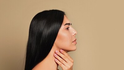 The thyroid is a gland that’s located in the front of the neck below the larynx (Picture credit:Adobe stock)