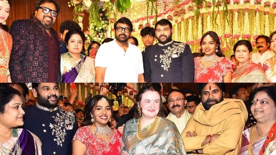 మెహర్ రమేష్ కుమార్తె పెళ్లిలో మెగా సందడి.. స్పెషల్ అట్రాక్షన్ గా చిరంజీవి, పవన్ కళ్యాణ్ (x)