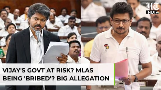 Vijay's govt at risk, TVK MLAs being 'bribed'? big allegation against DMK