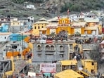 A view of the decorated Badrinath Temple on the day of opening for the devotees during the ongoing Char Dham Yatra 2026, in Chamoli. (ANI)