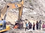 According to information, Shanti Devi, a resident of Shenur, had been undergoing treatment at the civil hospital in Udaipur when her condition deteriorated. She was referred to the Kullu hospital. (HT Photo)