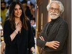 Designer Anamika Khanna and FDCI chairman Sunil Sethi 