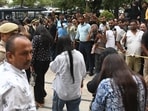 Authorities sent 119 individuals to jail on Thursday, hours after they were detained during the raid. (HT Photo)