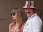 Taylor Swift and Travis Kelce attend the 2024 US Open men's final in New York, Sept 2024.