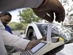 Further inquiry revealed that the motorcycle was allegedly fitted with a fake registration plate bearing the number assigned to AIG’s Hyundai Creta. (HT File)