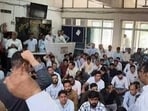 Instructions have been issued for surveillance on cheating syndicates and other anti-social elements during the examination. (HT Photo for representation)