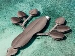 Iridium Spa at the St Regis Maldives is built entirely overwater, and from above, the entire architecture is shaped like a lobster to honour the local marine life. (Pics: Marriott.com)