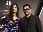 Mumbai: Bollywood actor Aamir Khan, right, with his partner Gauri Spratt, during a celebration marking 25 years of Aamir Khan Productions, in Mumbai, Maharashtra, late Saturday, June 13, 2026. (PTI Photo)
(PTI)