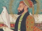 Portrait of Aurangzeb by (perhaps) Bichitr. (Wikimedia Commons)