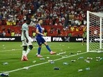 Croatia fans weren't pleased after VAR ruled out Josko Gvardiol’s goal(REUTERS)