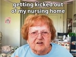 Last month, the retirement home’s management flagged security footage showing guests leaving her room at 1am and sent her a formal notice warning her to stop hosting parties or risk eviction(Photo: Instagram)