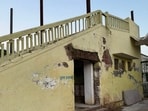 Spectators’ gallery and men’s toilet are in poor condition. (SOURCED)