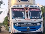 Truck owner will be served notice soon to ascertain the identity of the driver (HT Photo) Truck owner will be served notice soon to ascertain the identity of the driver (HT Photo)