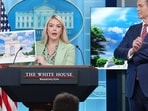 Karoline Leavitt suggested sending young Americans complaining about the economy to Iran or Cuba during a Fox News appearance. (AP Photo/Alex Brandon, file)
