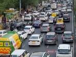 HT examines Lajpat Nagar's footpaths, which are obstructed by shops and trees, compelling pedestrians to navigate through traffic. Full video available.