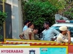 Police shifted the woman's body to Osmania General Hospital for a post-mortem examination.