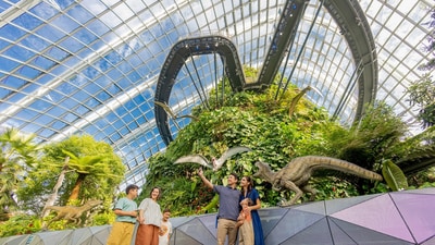 Step into Singapore's Jurassic World and encounter prehistoric giants in unforgettable immersive adventures. (Official Website Jurassic World Experience) Step into Singapore's Jurassic World and encounter prehistoric giants in unforgettable immersive adventures. (Official Website Jurassic World Experience)