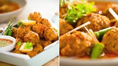 Chef Ranveer Brar's moong dal pakoda and pakoda kadhi take approximately 40 minutes to prepare. (@RanveerBrar/YouTube) Chef Ranveer Brar's moong dal pakoda and pakoda kadhi take approximately 40 minutes to prepare. (@RanveerBrar/YouTube)