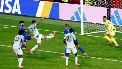 Josko Gvardiol thought he had rescued Croatia in the dying moments, but his late goal was ruled out for offside, ending their hopes of forcing extra time. (REUTERS)