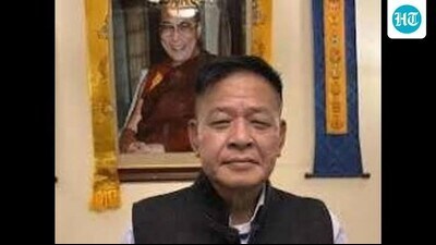 The CTA political leader (Sikyong), Penpa Tsering, in a statement, expressing deep sorFrow said while we honour his devotion, human life is precious and must be preserved to serve the long-term struggle for Tibet. (HT Photo)