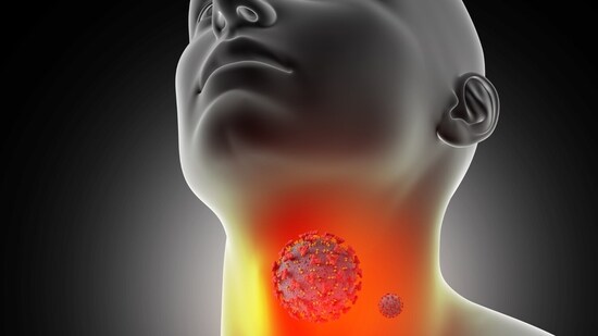 Dr Kartik Krishnan says thyroid cancer is highly treatable and shares the signs you need to know — from voice changes to neck lumps. (Freepik)