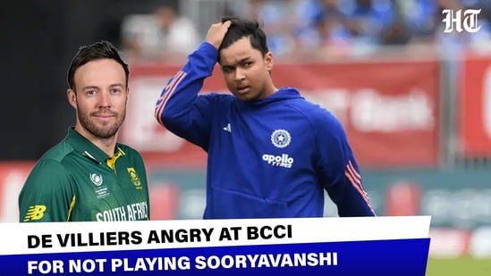 AB De Villiers angry at BCCI for not playing Sooryavanshi