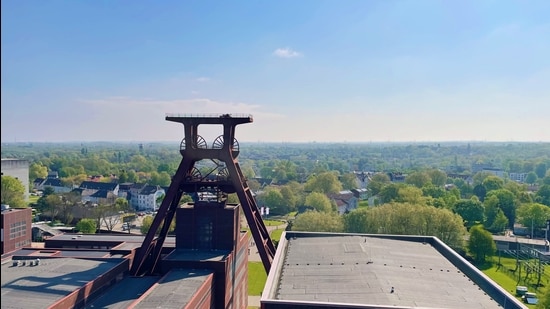 The Zollverein Coal Mine Industrial Complex, a reworked industrial space in Germany’s Ruhr. (Veidehi Gite)